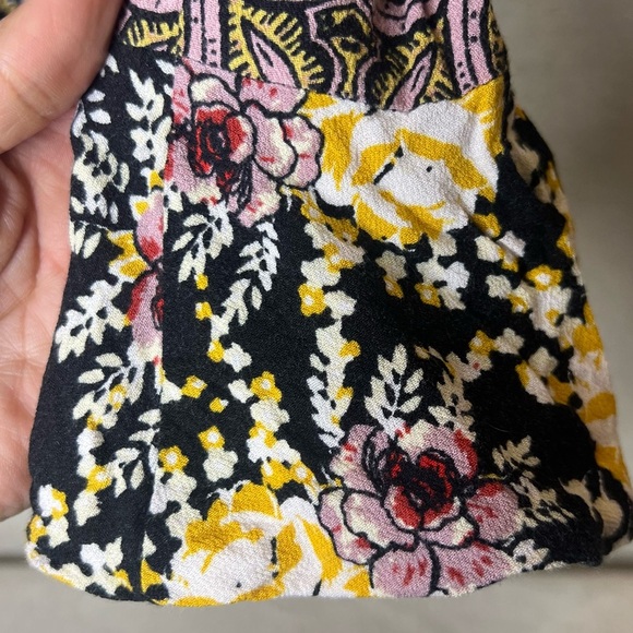 Free People Wildflower Fields Henley Tunic Blouse small - Picture 8 of 15